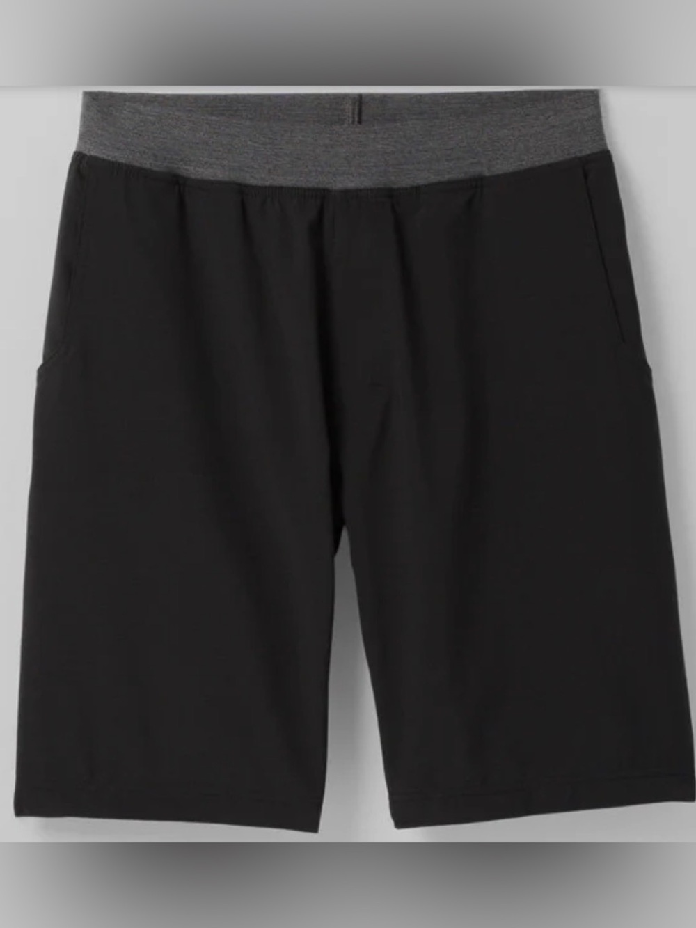 Prana Men's Super Mojo Shorts II Black Lightweight XL